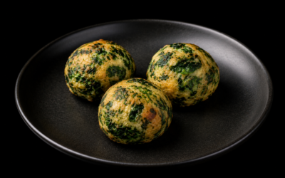 Buñuelos de Espinaca con Alga Lechuga de Mar: crujientes, nutritivos y listos en 30 minutos
